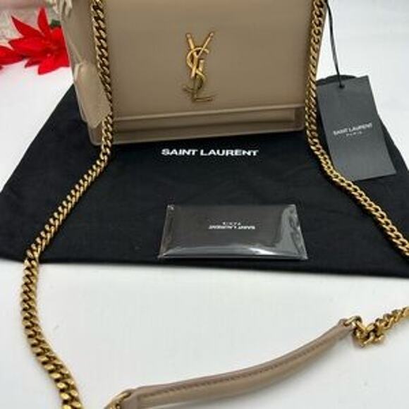 Women's Saint Laurent YSL Sunset medium Leather shoulder Bag made in Italy - Picture 6 of 14